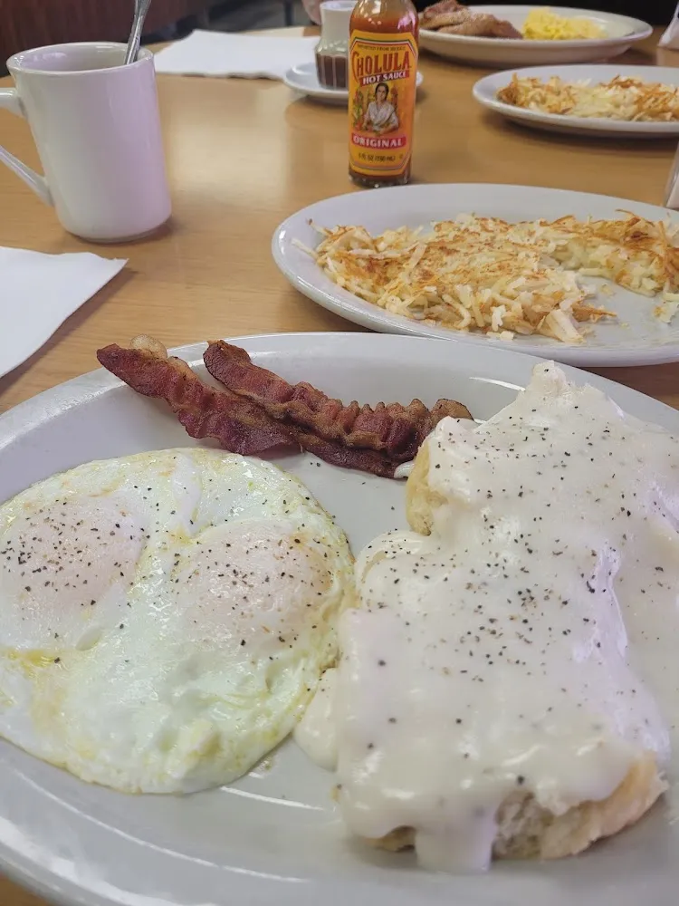 Hearty Breakfast with Sausage and Eggs